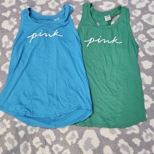 VS PINK workout tanks